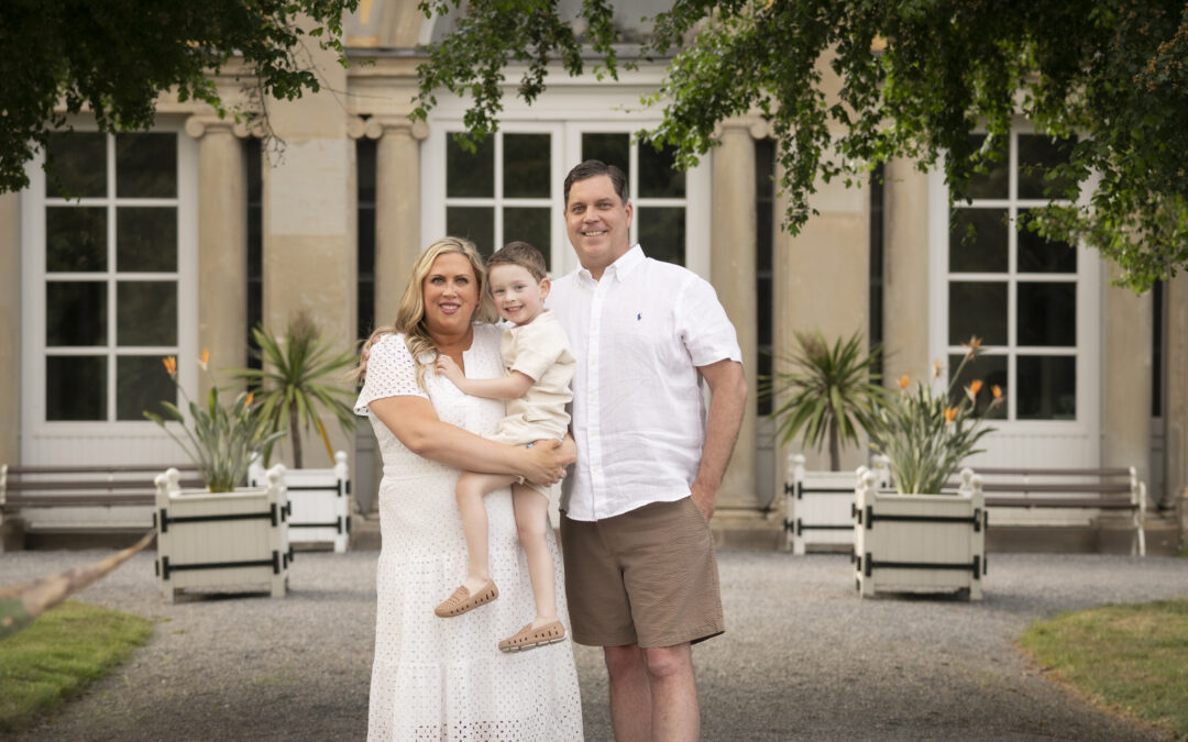 En familjefotografering – från USA till Ulriksdal